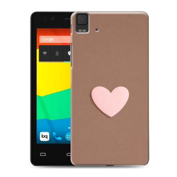Силиконовый чехол на BQ Aquaris E4.5 с принтом женский
