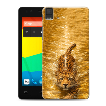 Силиконовый чехол на BQ Aquaris E4.5 с принтом женский