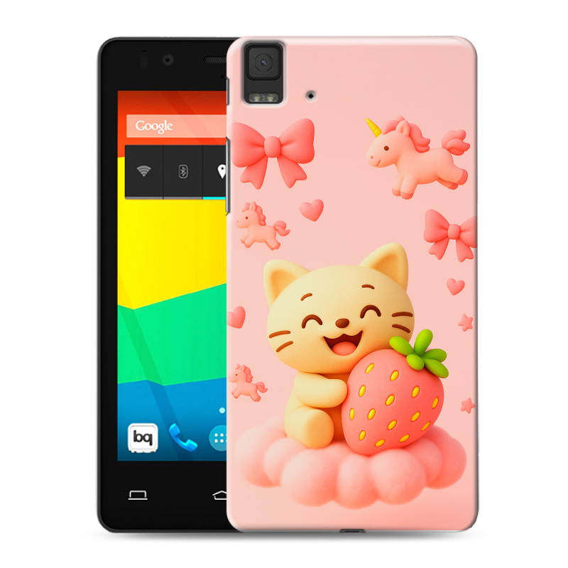 Силиконовый чехол на BQ Aquaris E4.5 с принтом для девочек Силиконовый чехол на BQ Aquaris E4.5 с принтом для девочек