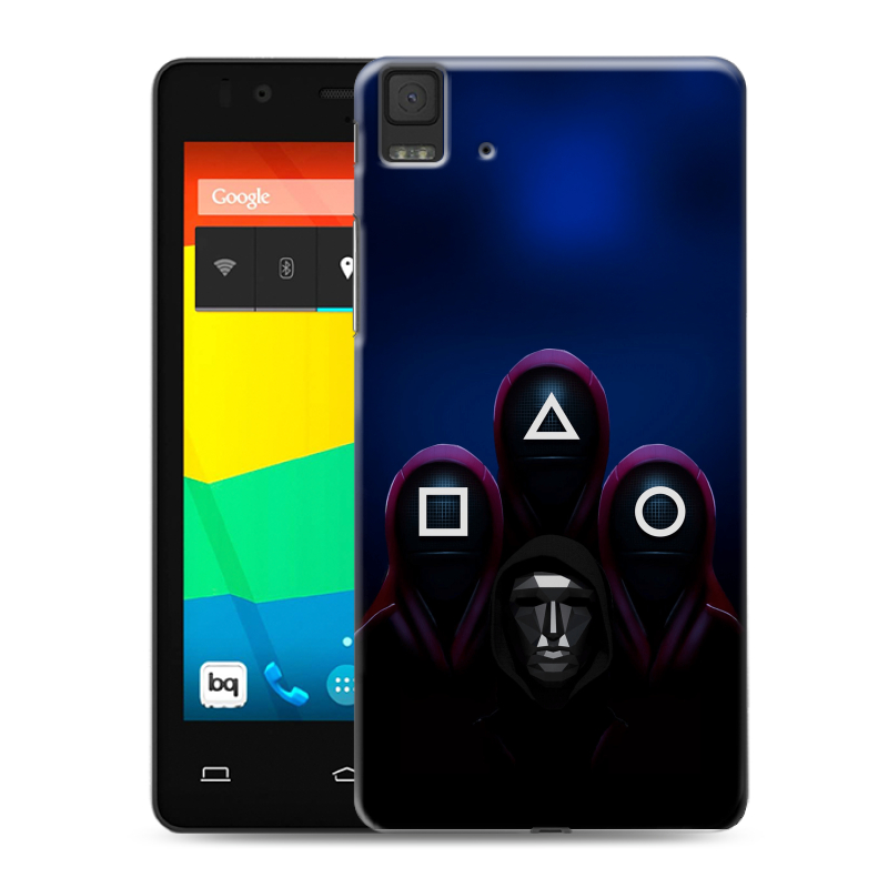 Силиконовый чехол на BQ Aquaris E4.5 с принтом Игра Кальмара Силиконовый чехол на BQ Aquaris E4.5 с принтом Игра Кальмара