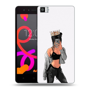 Силиконовый чехол на BQ Aquaris M5 с принтом Женские принты