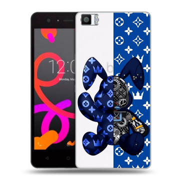 Силиконовый чехол на BQ Aquaris M5 с принтом Луи робот Силиконовый чехол на BQ Aquaris M5 с принтом Луи робот