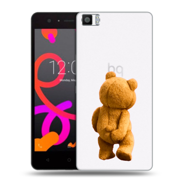Силиконовый чехол на BQ Aquaris M5 с принтом Медведь Силиконовый чехол на BQ Aquaris M5 с принтом Медведь