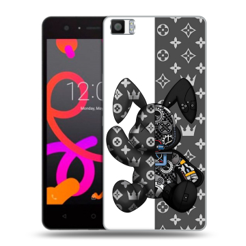 Силиконовый чехол на BQ Aquaris M5 с принтом Луи робот Силиконовый чехол на BQ Aquaris M5 с принтом Луи робот