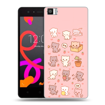 Силиконовый чехол на BQ Aquaris M5 с принтом Hello Kitty Хелоу Кити Силиконовый чехол на BQ Aquaris M5 с принтом Hello Kitty Хелоу Кити