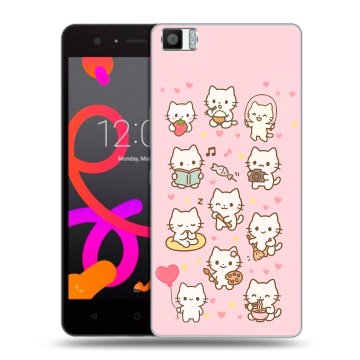 Силиконовый чехол на BQ Aquaris M5 с принтом Hello Kitty Хелоу Кити Силиконовый чехол на BQ Aquaris M5 с принтом Hello Kitty Хелоу Кити
