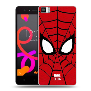 Силиконовый чехол на BQ Aquaris M5 с принтом человек паук spiderman Силиконовый чехол на BQ Aquaris M5 с принтом человек паук spiderman