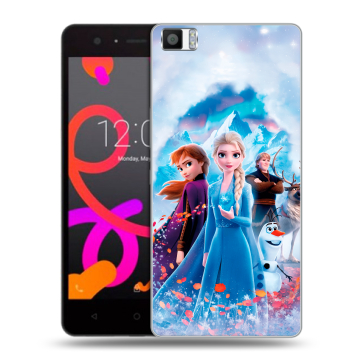 Силиконовый чехол на BQ Aquaris M5 с принтом Холодное сердце Frozen Силиконовый чехол на BQ Aquaris M5 с принтом Холодное сердце Frozen