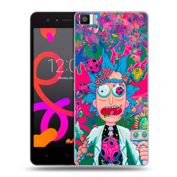 Силиконовый чехол на BQ Aquaris M5 с принтом Рик и Морти Rick Morty Силиконовый чехол на BQ Aquaris M5 с принтом Рик и Морти Rick Morty