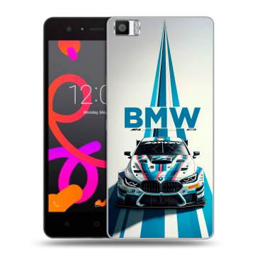 Силиконовый чехол на BQ Aquaris M5 с принтом БМВ BMW Силиконовый чехол на BQ Aquaris M5 с принтом БМВ BMW