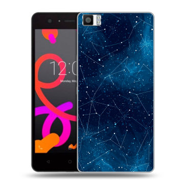 Силиконовый чехол на BQ Aquaris M5 с принтом Космос звезды Силиконовый чехол на BQ Aquaris M5 с принтом Космос звезды