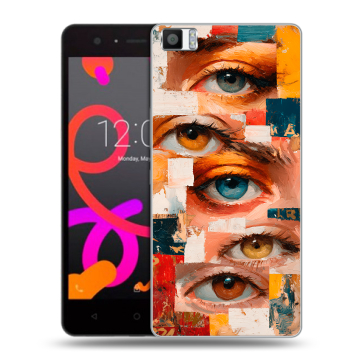 Силиконовый чехол на BQ Aquaris M5 с принтом Модный принт Силиконовый чехол на BQ Aquaris M5 с принтом Модный принт