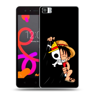 Силиконовый чехол на BQ Aquaris M5 с принтом One Piece Ван Пис