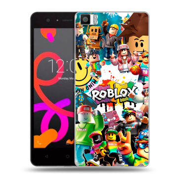 Силиконовый чехол на BQ Aquaris M5 с принтом Roblox Роблокс Силиконовый чехол на BQ Aquaris M5 с принтом Roblox Роблокс