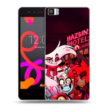 Силиконовый чехол на BQ Aquaris M5 с принтом Hazbin Hotel Отель Хазбин Силиконовый чехол на BQ Aquaris M5 с принтом Hazbin Hotel Отель Хазбин