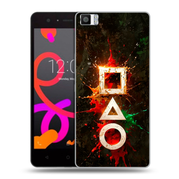 Силиконовый чехол на BQ Aquaris M5 с принтом Squid Game Игра кальмара Силиконовый чехол на BQ Aquaris M5 с принтом Squid Game Игра кальмара