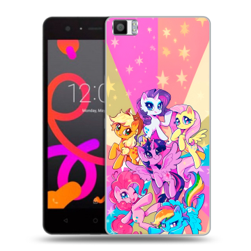 Силиконовый чехол на BQ Aquaris M5 с принтом My little pony Дружба чудо Силиконовый чехол на BQ Aquaris M5 с принтом My little pony Дружба чудо