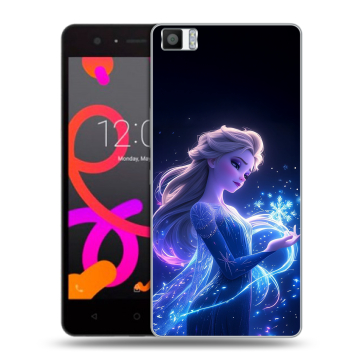 Силиконовый чехол на BQ Aquaris M5 с принтом Холодное сердце Frozen Силиконовый чехол на BQ Aquaris M5 с принтом Холодное сердце Frozen