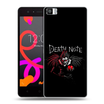 Силиконовый чехол на BQ Aquaris M5 с принтом Death note Тетрадь смерти Силиконовый чехол на BQ Aquaris M5 с принтом Death note Тетрадь смерти