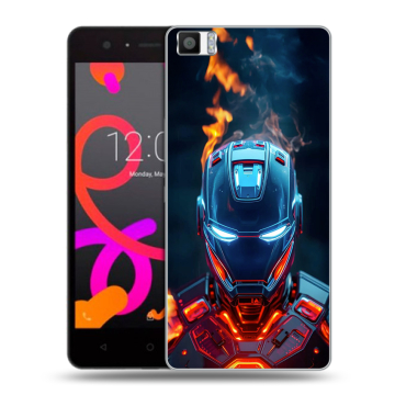 Силиконовый чехол на BQ Aquaris M5 с принтом IronMan Железный человек Силиконовый чехол на BQ Aquaris M5 с принтом IronMan Железный человек