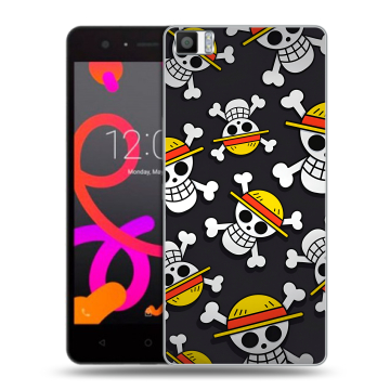Силиконовый чехол на BQ Aquaris M5 с принтом One Piece Ван Пис