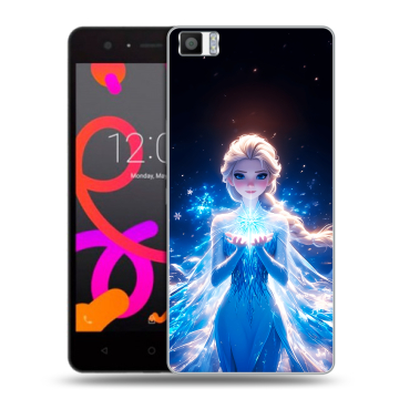 Силиконовый чехол на BQ Aquaris M5 с принтом Холодное сердце Frozen Силиконовый чехол на BQ Aquaris M5 с принтом Холодное сердце Frozen
