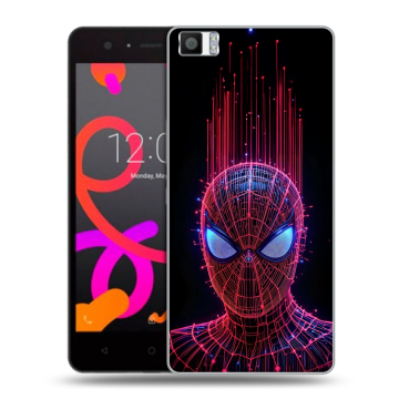 Силиконовый чехол на BQ Aquaris M5 с принтом Spiderman Человек паук Силиконовый чехол на BQ Aquaris M5 с принтом Spiderman Человек паук