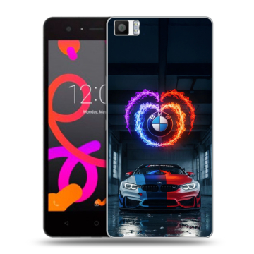 Силиконовый чехол на BQ Aquaris M5 с принтом BMW БМВ Силиконовый чехол на BQ Aquaris M5 с принтом BMW БМВ