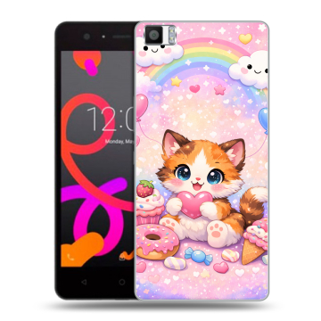 Силиконовый чехол на BQ Aquaris M5 с принтом для девочек Силиконовый чехол на BQ Aquaris M5 с принтом для девочек