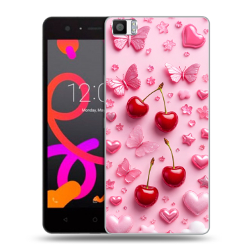 Силиконовый чехол на BQ Aquaris M5 с принтом для девочек Силиконовый чехол на BQ Aquaris M5 с принтом для девочек