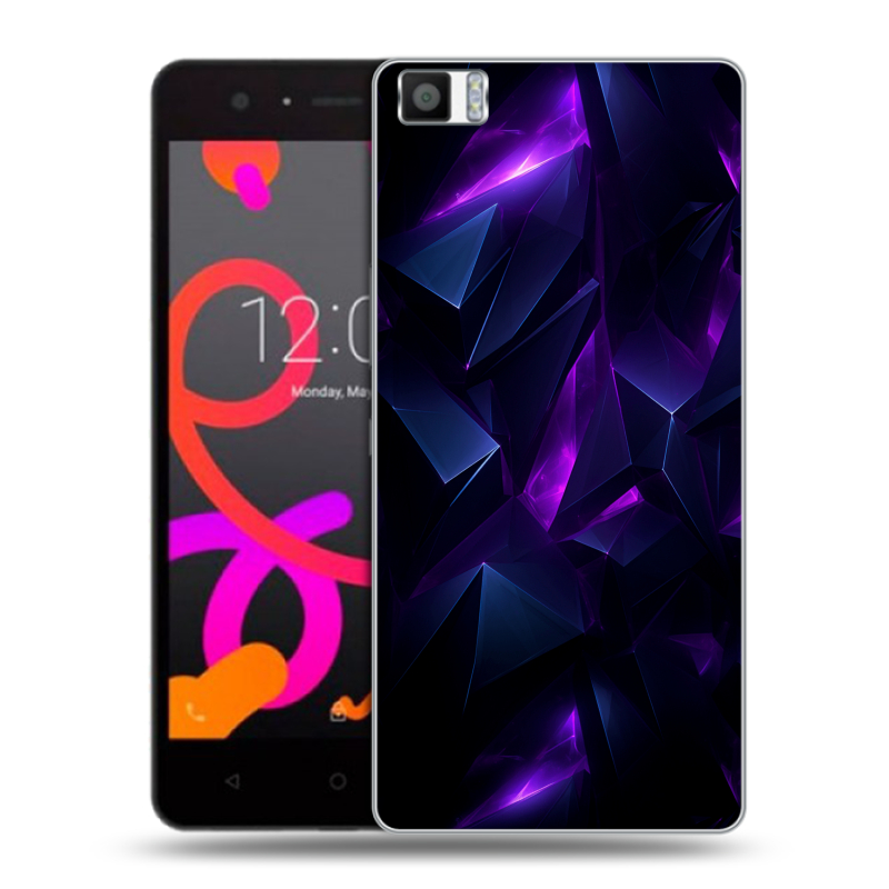 Силиконовый чехол на BQ Aquaris M5 с принтом Абстракиция Силиконовый чехол на BQ Aquaris M5 с принтом Абстракиция