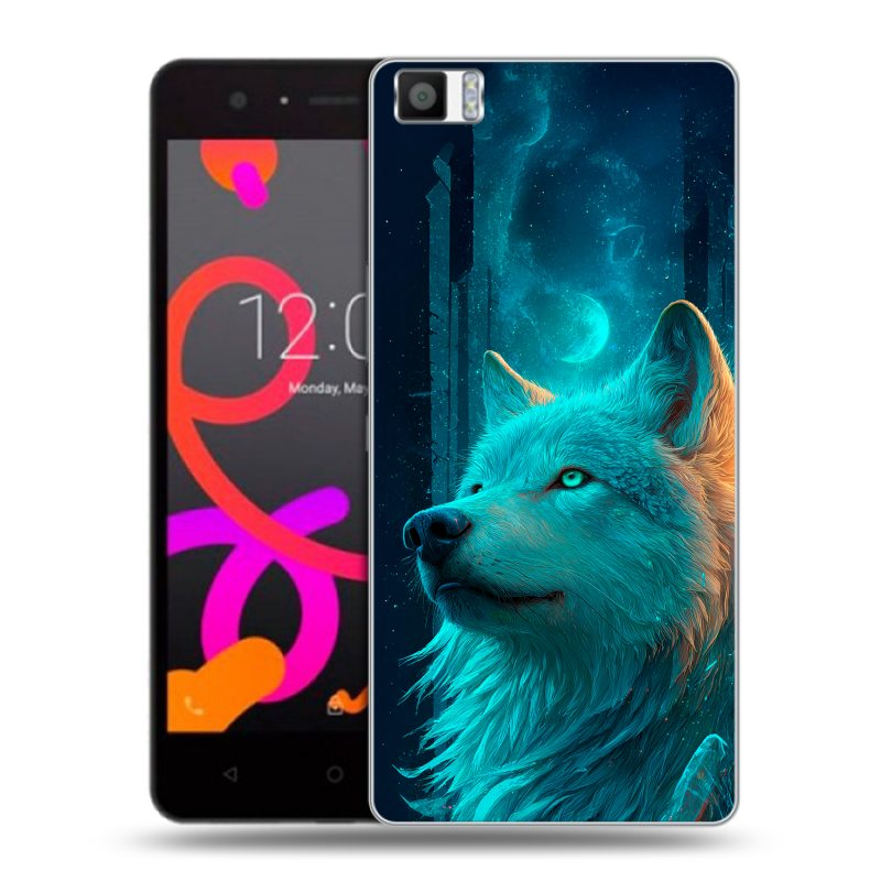 Силиконовый чехол на BQ Aquaris M5 с принтом бабочки саккура Силиконовый чехол на BQ Aquaris M5 с принтом бабочки саккура