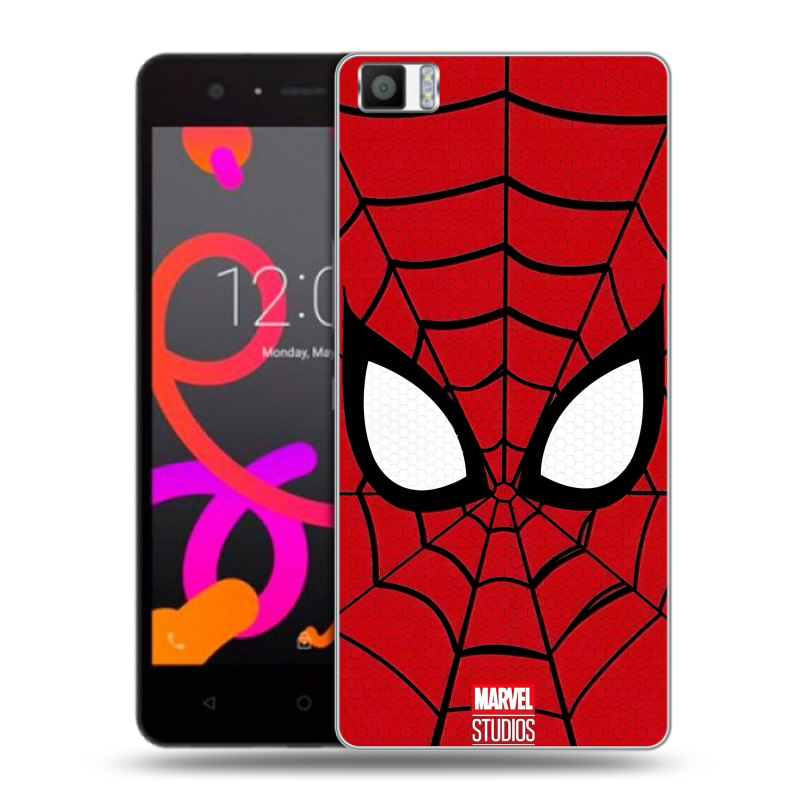 Силиконовый чехол на BQ Aquaris M5 с принтом человек паук spiderman Силиконовый чехол на BQ Aquaris M5 с принтом человек паук spiderman