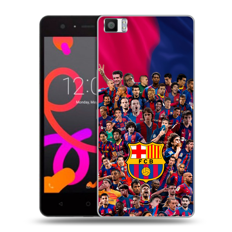 Силиконовый чехол на BQ Aquaris M5 с принтом Барселона Barcelona Силиконовый чехол на BQ Aquaris M5 с принтом Барселона Barcelona