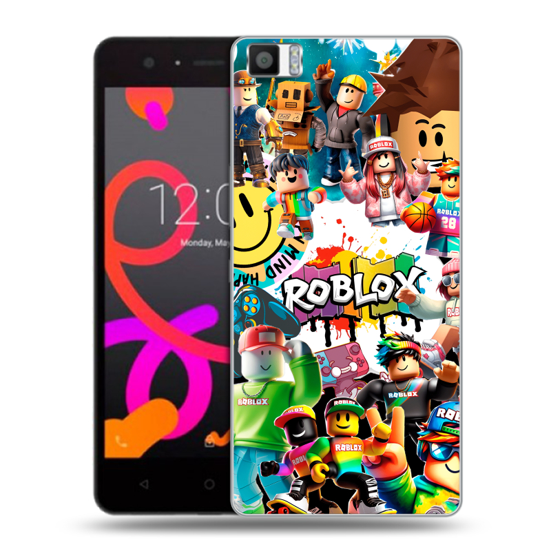 Силиконовый чехол на BQ Aquaris M5 с принтом Roblox Роблокс Силиконовый чехол на BQ Aquaris M5 с принтом Roblox Роблокс