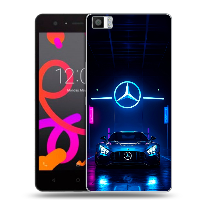 Силиконовый чехол на BQ Aquaris M5 с принтом Mercedes Мерседес Силиконовый чехол на BQ Aquaris M5 с принтом Mercedes Мерседес