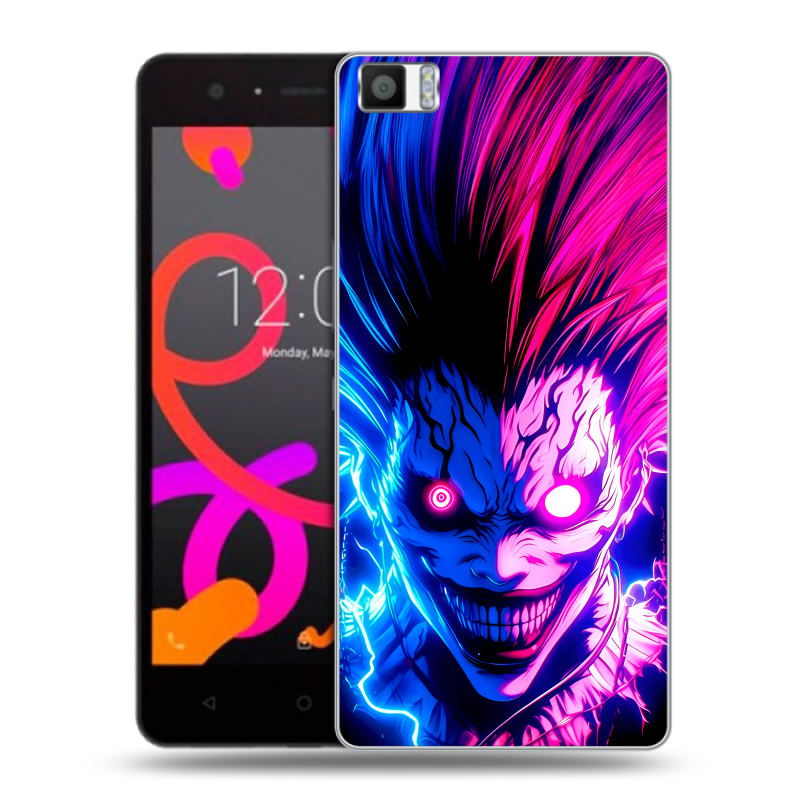 Силиконовый чехол на BQ Aquaris M5 с принтом Death note Тетрадь смерти Силиконовый чехол на BQ Aquaris M5 с принтом Death note Тетрадь смерти