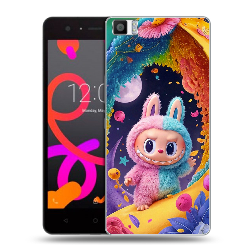 Силиконовый чехол на BQ Aquaris M5 с принтом Labubu Лабубу Силиконовый чехол на BQ Aquaris M5 с принтом Labubu Лабубу