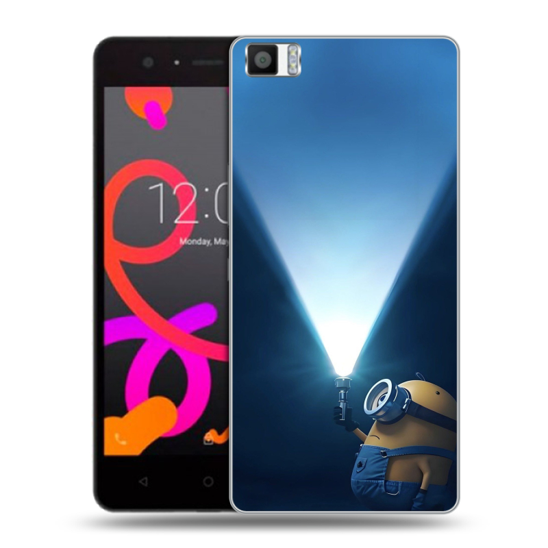 Силиконовый чехол на BQ Aquaris M5 с принтом Миньоны Силиконовый чехол на BQ Aquaris M5 с принтом Миньоны