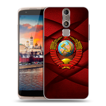 Пластиковый чехол на ZTE Axon Mini с принтом Герб СССР Пластиковый чехол на ZTE Axon Mini с принтом Герб СССР