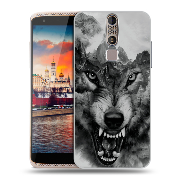 Пластиковый чехол на ZTE Axon Mini с принтом Волк Пластиковый чехол на ZTE Axon Mini с принтом Волк