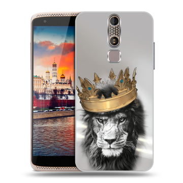 Пластиковый чехол на ZTE Axon Mini с принтом Лев с короной Пластиковый чехол на ZTE Axon Mini с принтом Лев с короной