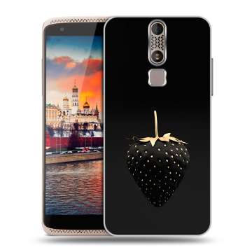 Пластиковый чехол на ZTE Axon Mini с принтом Черная клубника Пластиковый чехол на ZTE Axon Mini с принтом Черная клубника