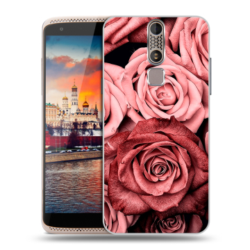 Пластиковый чехол на ZTE Axon Mini с принтом Цветы розы Пластиковый чехол на ZTE Axon Mini с принтом Цветы розы