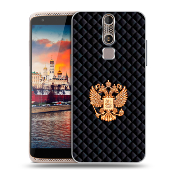 Пластиковый чехол на ZTE Axon Mini с принтом Герб России принт Пластиковый чехол на ZTE Axon Mini с принтом Герб России принт