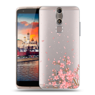 Пластиковый чехол на ZTE Axon Mini с принтом Ветка сакуры