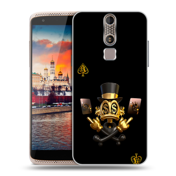 Пластиковый чехол на ZTE Axon Mini с принтом Золотой скрудж макдак Пластиковый чехол на ZTE Axon Mini с принтом Золотой скрудж макдак