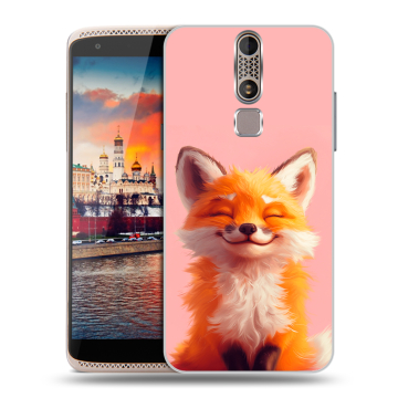 Пластиковый чехол на ZTE Axon Mini с принтом милая лиса Пластиковый чехол на ZTE Axon Mini с принтом милая лиса