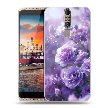 Пластиковый чехол на ZTE Axon Mini с принтом Розы цветы Пластиковый чехол на ZTE Axon Mini с принтом Розы цветы