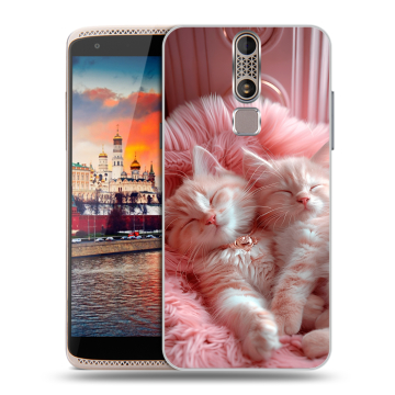 Пластиковый чехол на ZTE Axon Mini с принтом котята котики Пластиковый чехол на ZTE Axon Mini с принтом котята котики